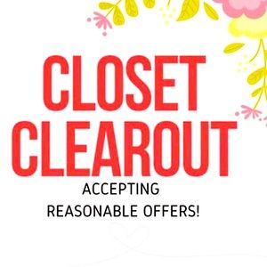 Lowered prices on most items…Love it? Make a reasonable offer ❤️